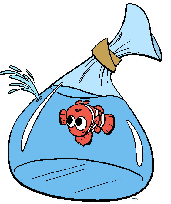 564x673 Finding Nemo Clipart