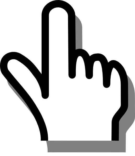 516x597 Pointing Finger Clipart