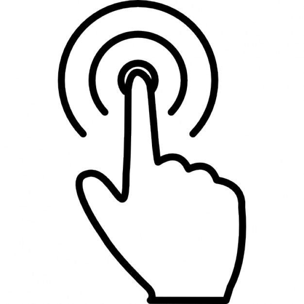 626x626 Finger Pressing Button Clip Art Cliparts