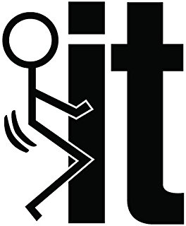 264x320 Skull Skeleton Bone Middle Finger Flipping Off Car Decal Sticker