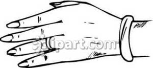 300x133 White Fingernails Clip Art Cliparts