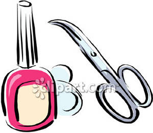 300x261 Nail Scissors Clipart
