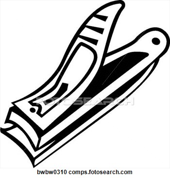 350x367 Nail Clipper ~bwbw Id 20830 Clipart Pictures