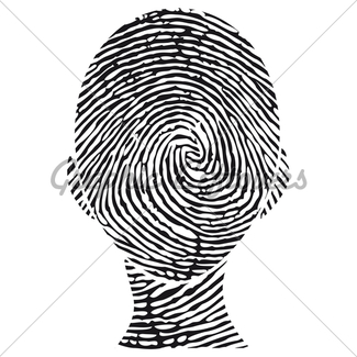 325x325 Fingerprint Hearts, Vector Gl Stock Images