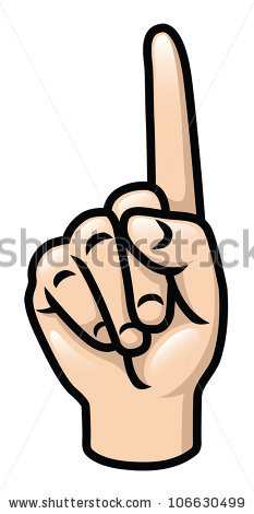 233x470 Finger Clipart One