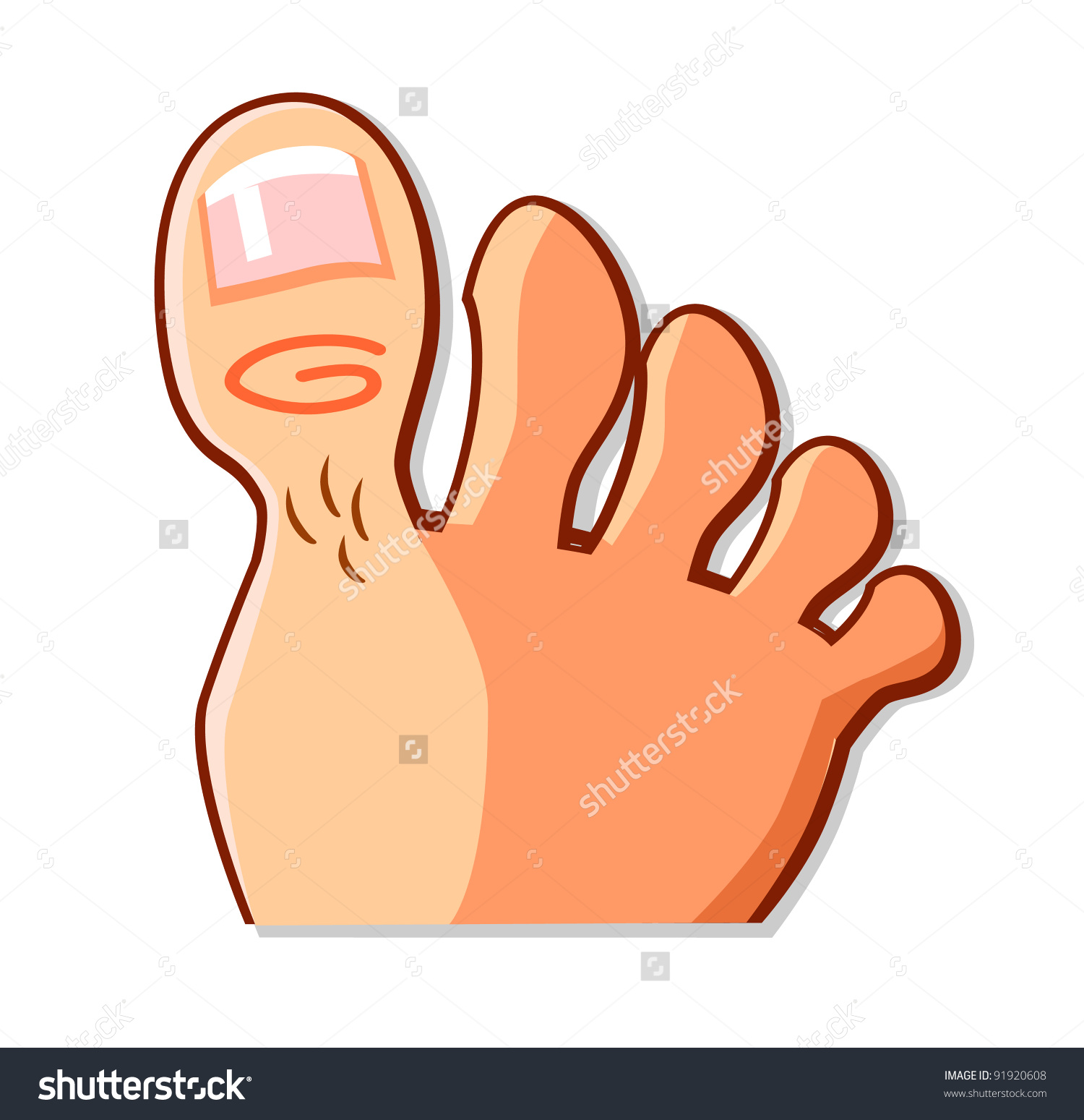 1500x1549 Toe Clip Art