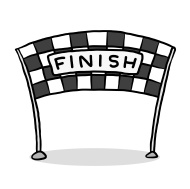 190x189 Finish Line Clipart
