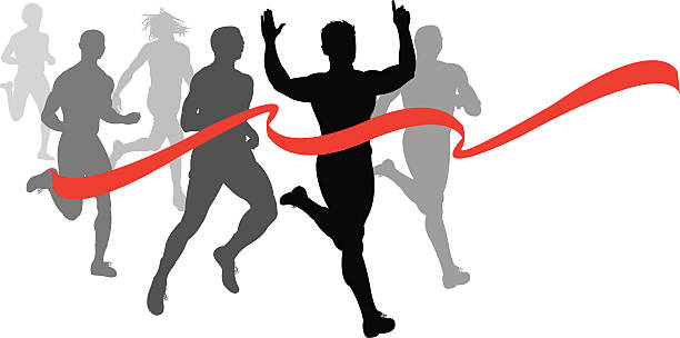 612x304 Running Finish Line Clipart