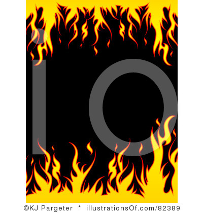 400x420 Fire Clipart Border Black And White Clipart Panda