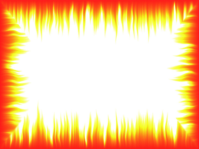 640x480 Flame Border Clipart