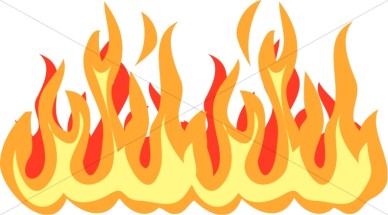 388x215 Flames Of Fire Clipart
