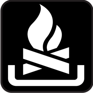 Fire Clipart Black And White