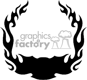 300x279 Flame Clipart Silhouette