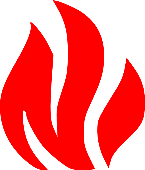 510x599 Fire Flames Symbol Clip Art