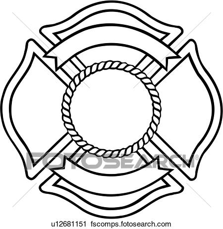 450x462 Clipart Of , Chief, Cross, Crosses, Department, Emergency
