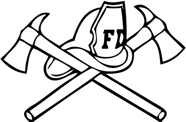 600x395 Axe Clipart Fire Department
