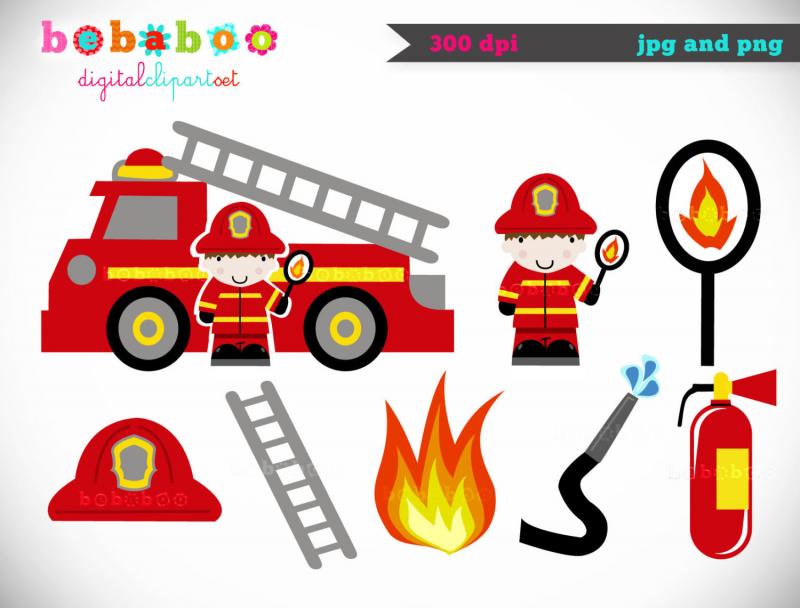 800x608 Fire Truck Clipart Printable