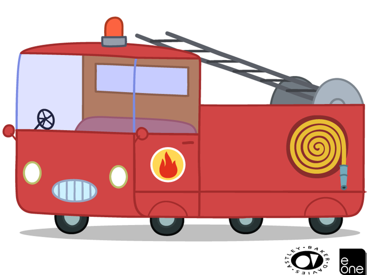 758x567 Peppa Fire Engine Funny Little Men