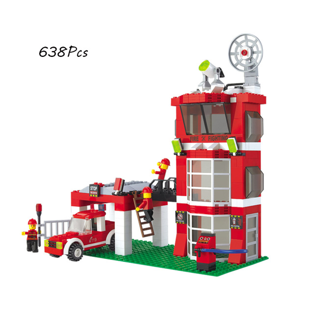 640x640 Models Building Toy 34021 City Fire Emergency Rescue Fire Engines