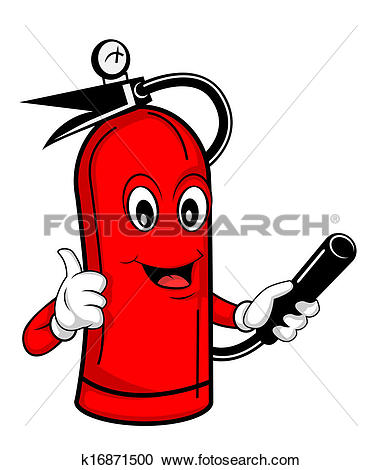 382x470 Fire Extinguisher Clipart