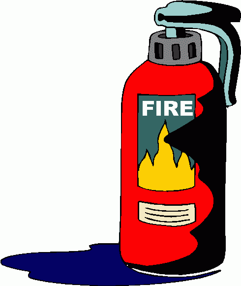 490x581 Free Fire Extinguisher Clipart Image