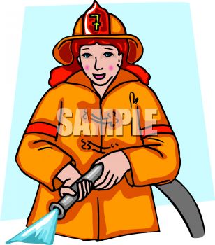 308x350 Lady Firefighter