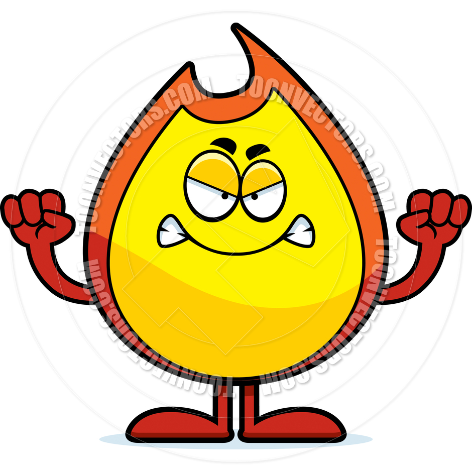 940x940 Cartoon Fire Flame Angry By Cory Thoman Toon Vectors Eps