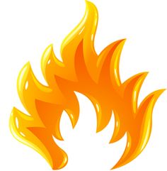236x241 Glossy Burning Fire Flame Predmety