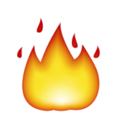 420x420 Fire Clipart Emoji