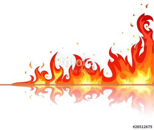 500x423 Fire Flame On White Background Stock Image And Royalty Free