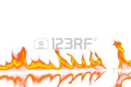 450x300 Fire, Flames, Bonfire Isolated Against A White Background Stock