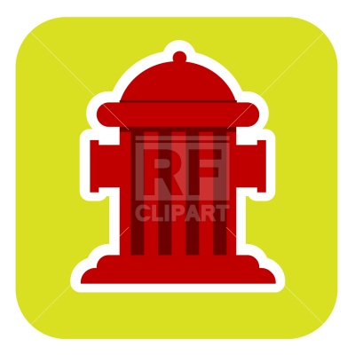 400x400 Fire Hydrant Royalty Free Vector Clip Art Image