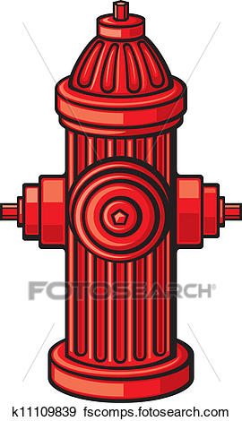 270x470 Clip Art Of Fire Hydrant K11109839