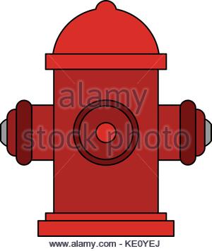 300x356 Red Fire Hydrant Vector Icon For Video, Mobile Apps Stock Vector