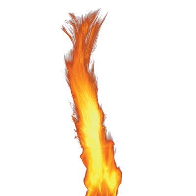 400x400 Single Flame Fire Transparent Png