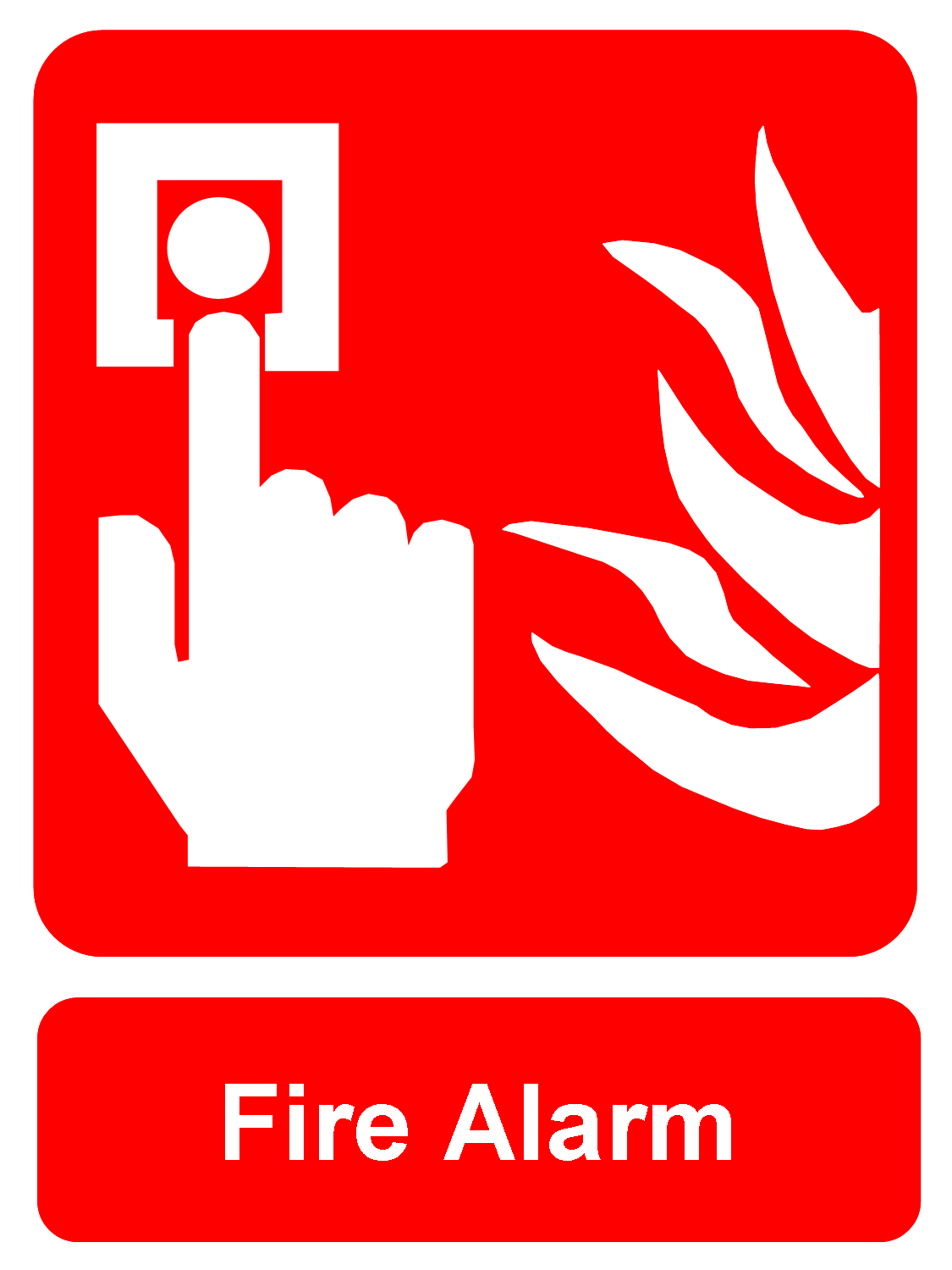 1125x1500 Fire Sign Clipart