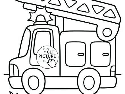 440x330 Fire Trucks Coloring Pages Fire Truck Coloring Pages Free To Print