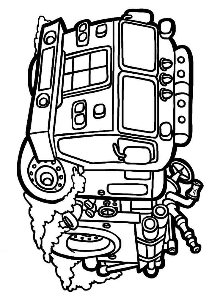750x1000 Fire Truck Coloring Pages. Download And Print Fire Truck Coloring