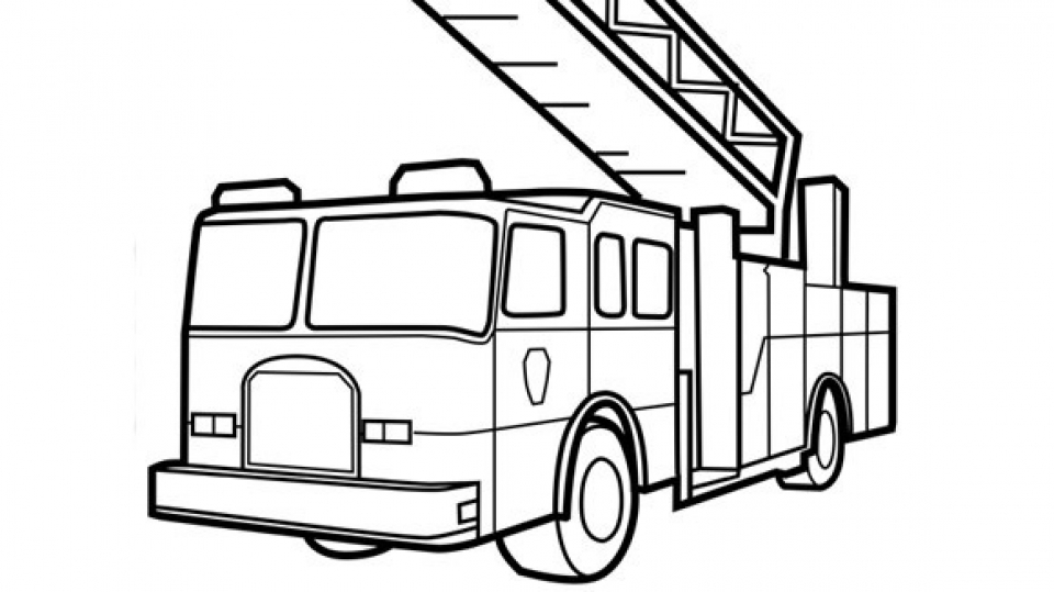 960x539 Get This Preschool Fire Truck Coloring Page To Print 28189 !