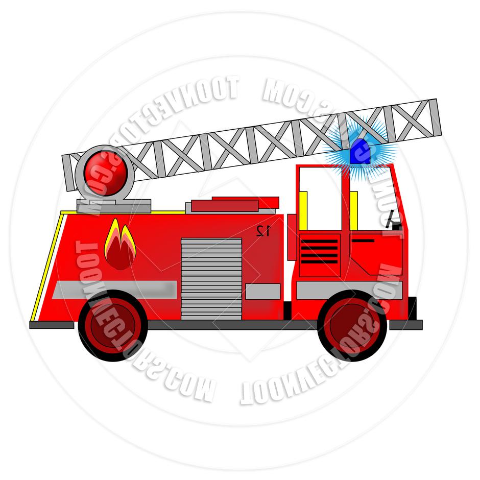 940x940 Best Fire Truck Cartoon Toonvectors Drawing