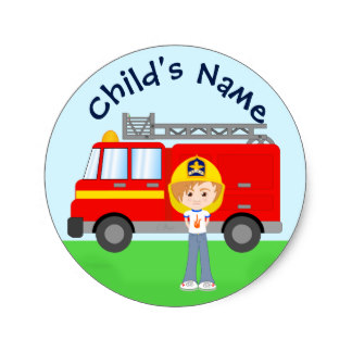 324x324 Cartoon Fire Truck Gifts On Zazzle