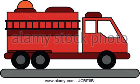 450x270 Firefighter Ladder Cartoon Icon Stock Vector Art Amp Illustration