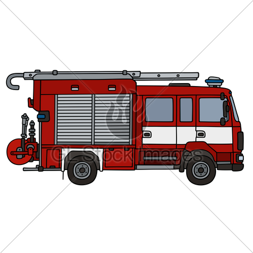 500x500 Vintage Fire Truck Gl Stock Images