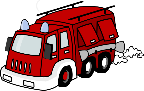 600x380 Red Firetruck Clip Art