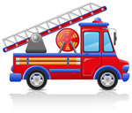 150x128 Big Fire Engine Royalty Free Vector Clip Art Image