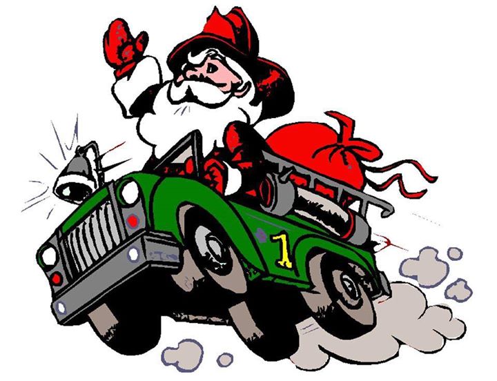 720x552 Santa Coming To Town On A Fire Truck Archives
