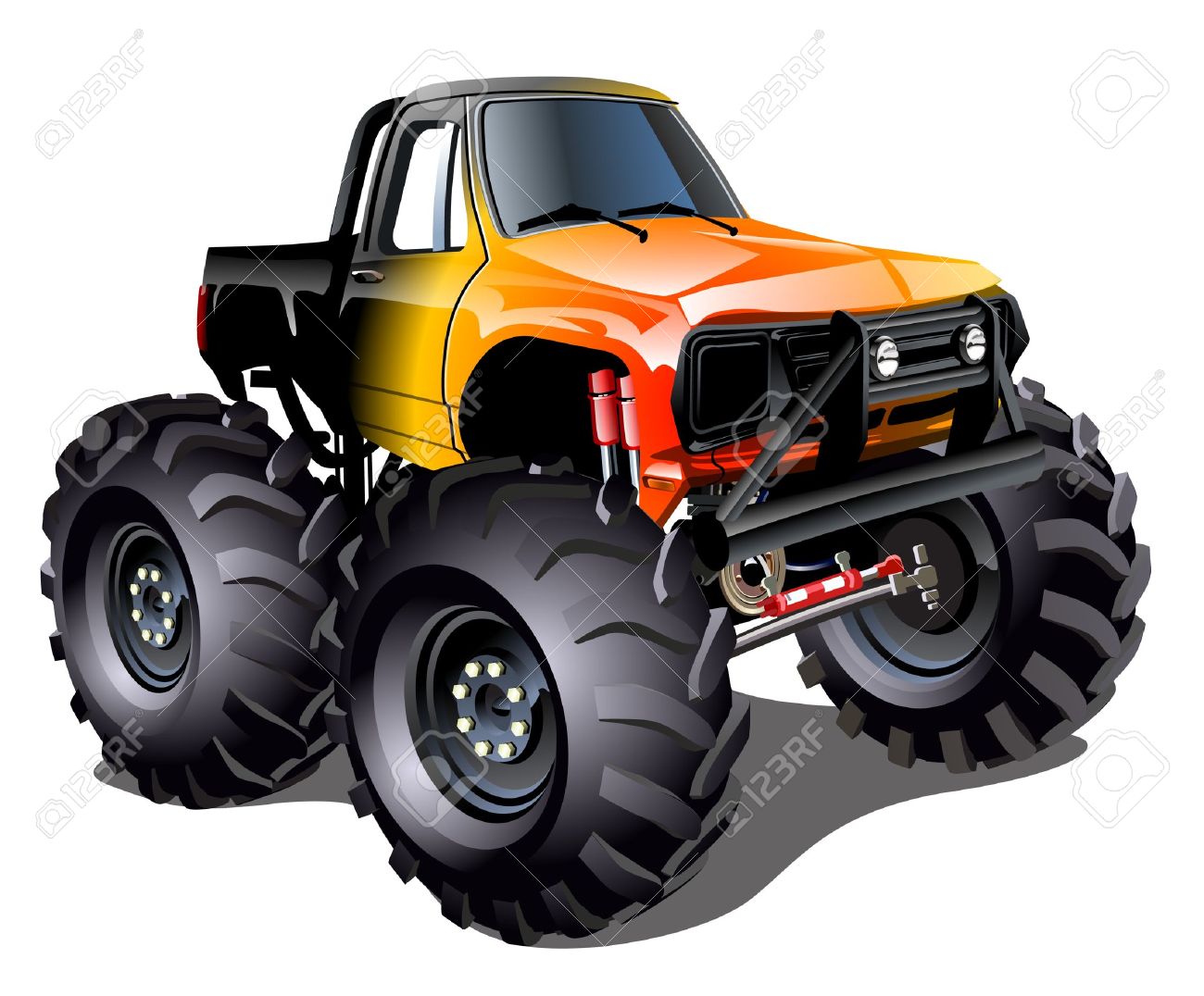 1300x1076 Fire Truck Clipart Monster Truck