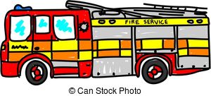 300x136 Fire Truck Clipart Motorcycle