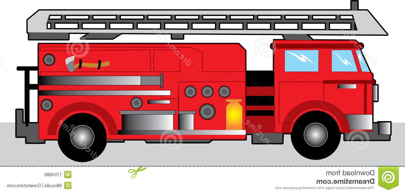 1300x623 Fire Truck Clipart Red