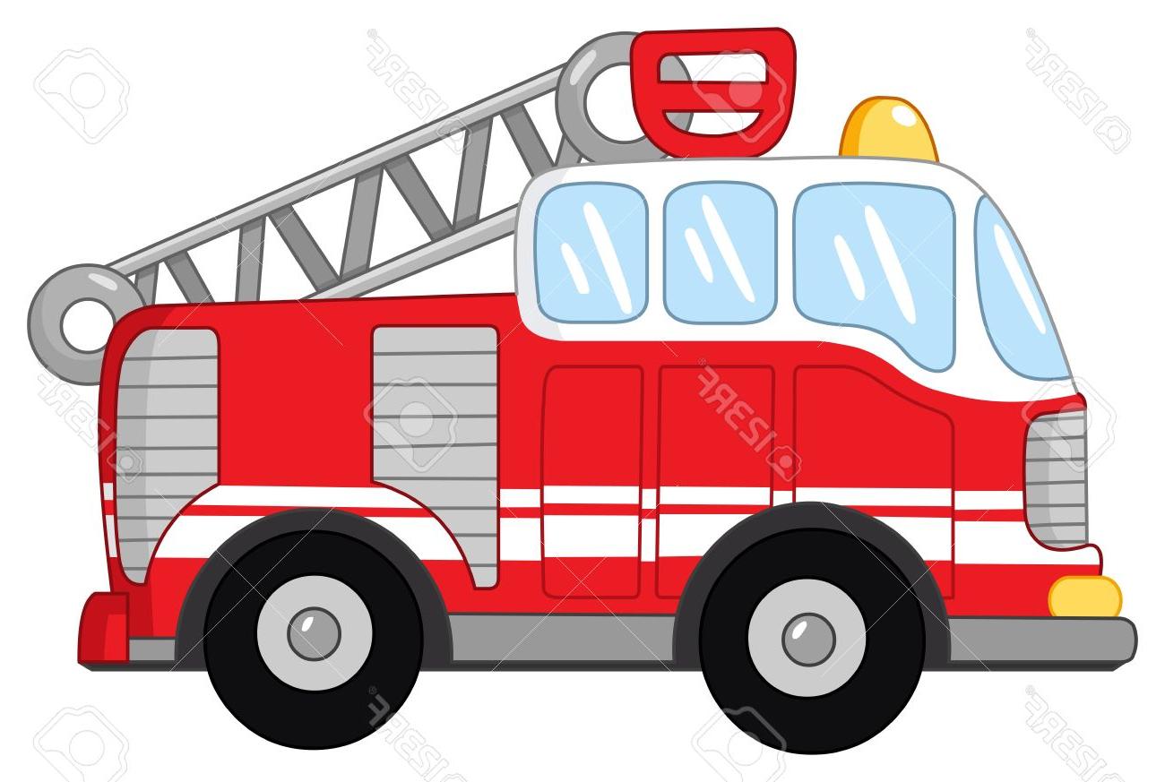 1300x873 Best 15 Fire Truck Stock Vector Cartoon Images